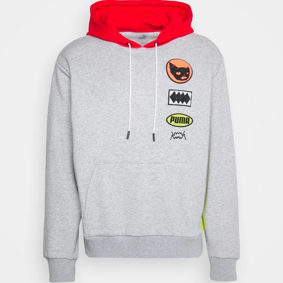 NEW WITH TAGS SIZE XXL puma basketball playbook pullover light grey - Picture 3 of 7